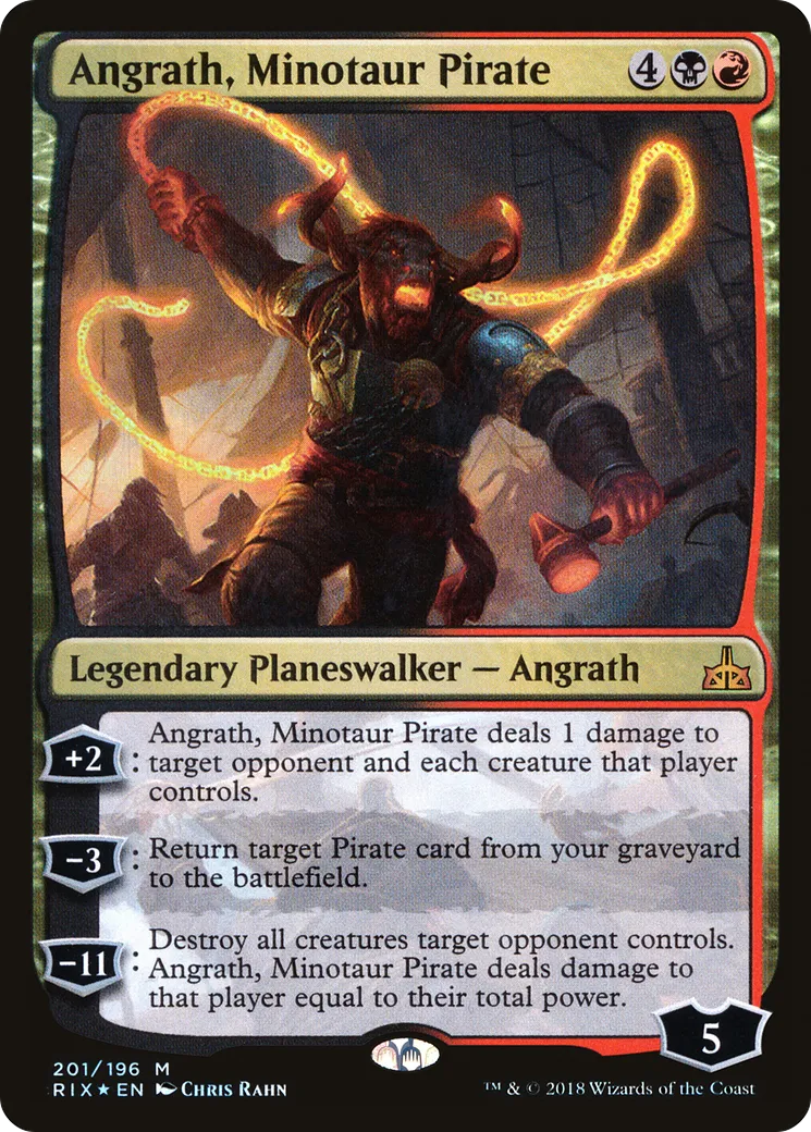 Angrath, Minotaur Pirate — Rivals of Ixalan — Magic: The Gathering