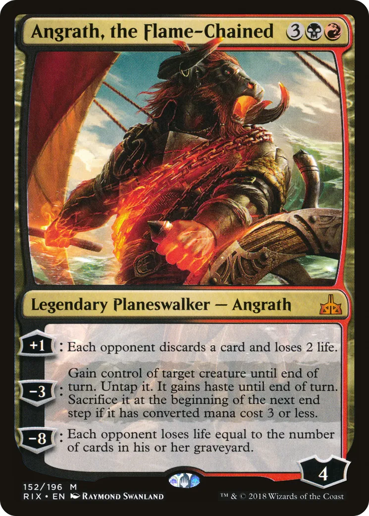 Angrath, the Flame-Chained — Rivals of Ixalan — Magic: The Gathering