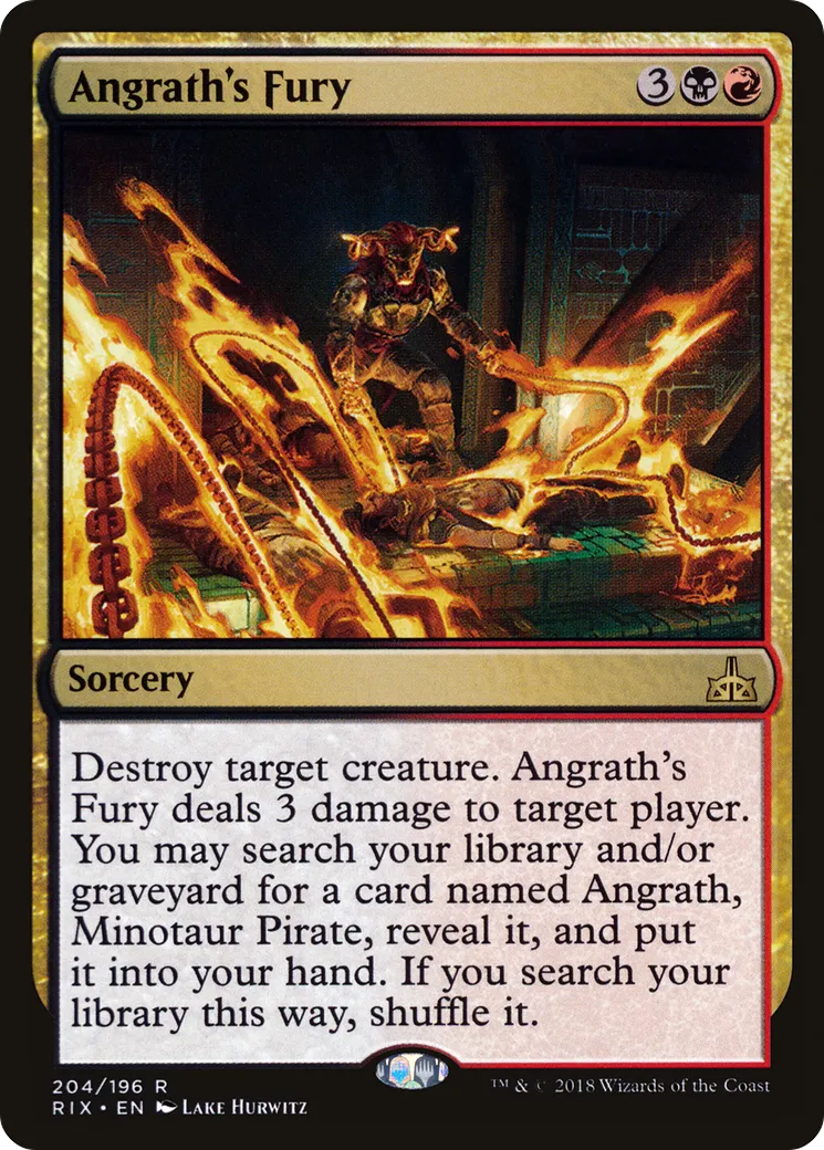 Fureur d'Angrath — Rivals of Ixalan — Magic: The Gathering