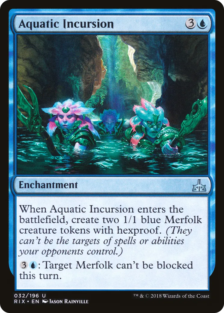 Aquatic Incursion from Rivals of Ixalan - Magic: The Gathering
