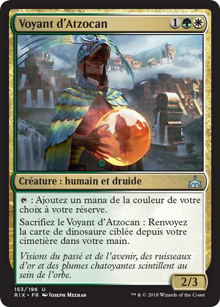 Voyant d'Atzocan — Rivals of Ixalan — Magic: The Gathering