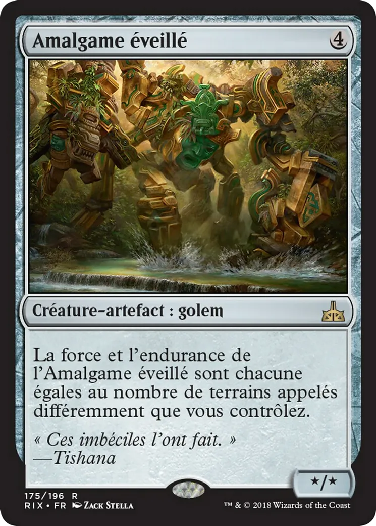 Amalgame éveillé — Rivals of Ixalan — Magic: The Gathering