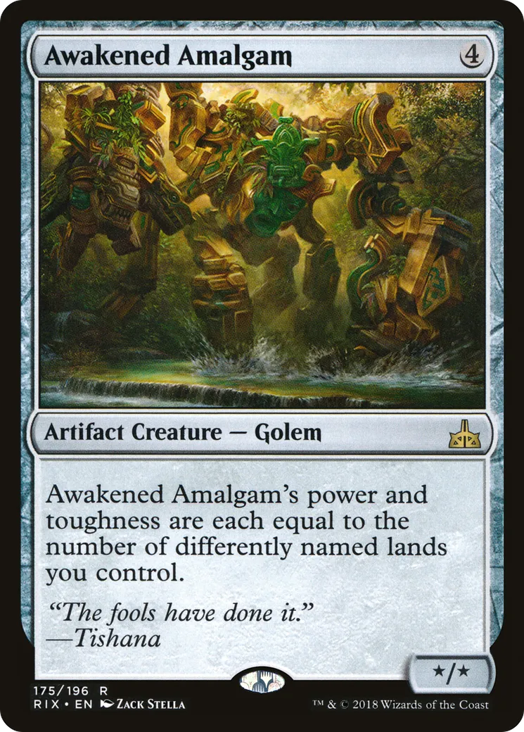 Amalgame éveillé — Rivals of Ixalan — Magic: The Gathering