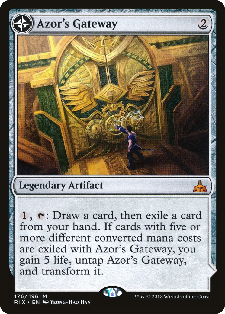 Azor's Gateway // Sanctum of the Sun — Rivals of Ixalan — Magic: The Gathering