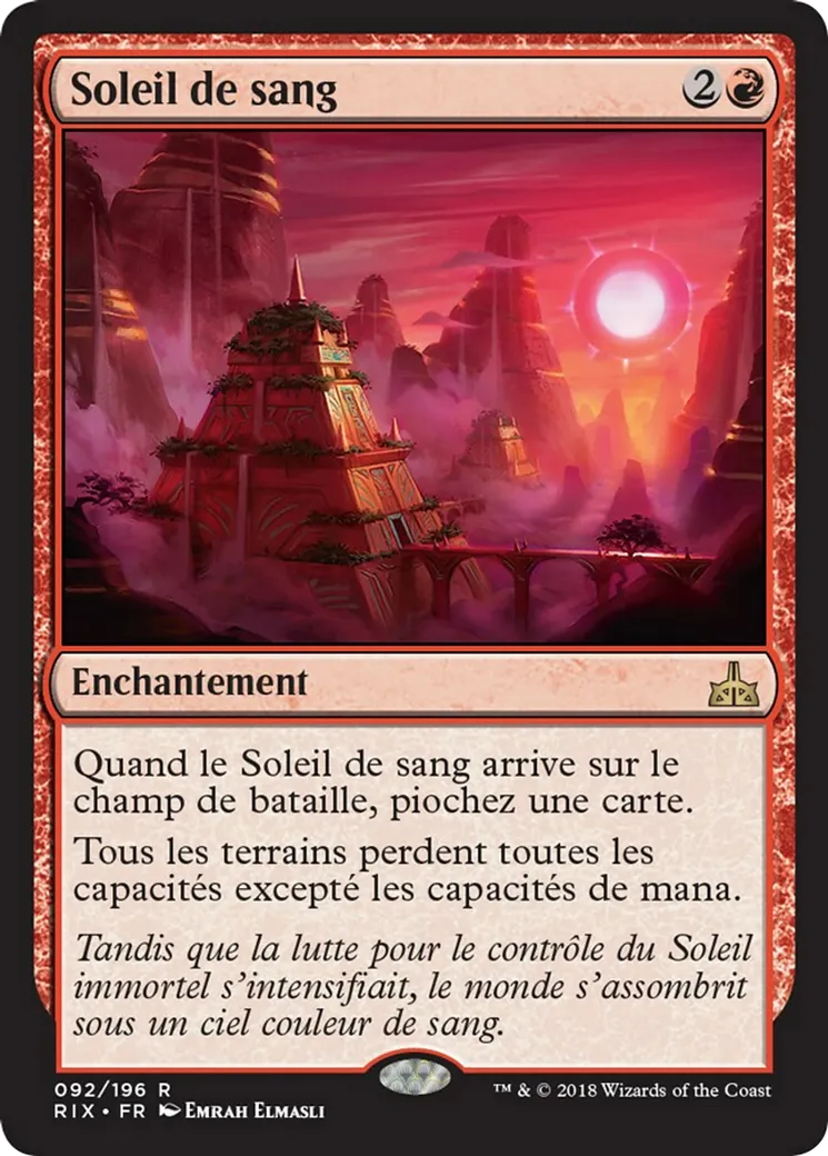 Soleil de sang — Rivals of Ixalan — Magic: The Gathering