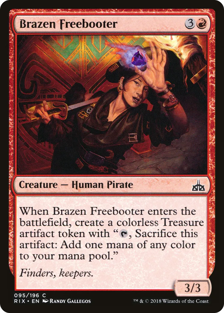 Brazen Freebooter — Rivals of Ixalan — Magic: The Gathering