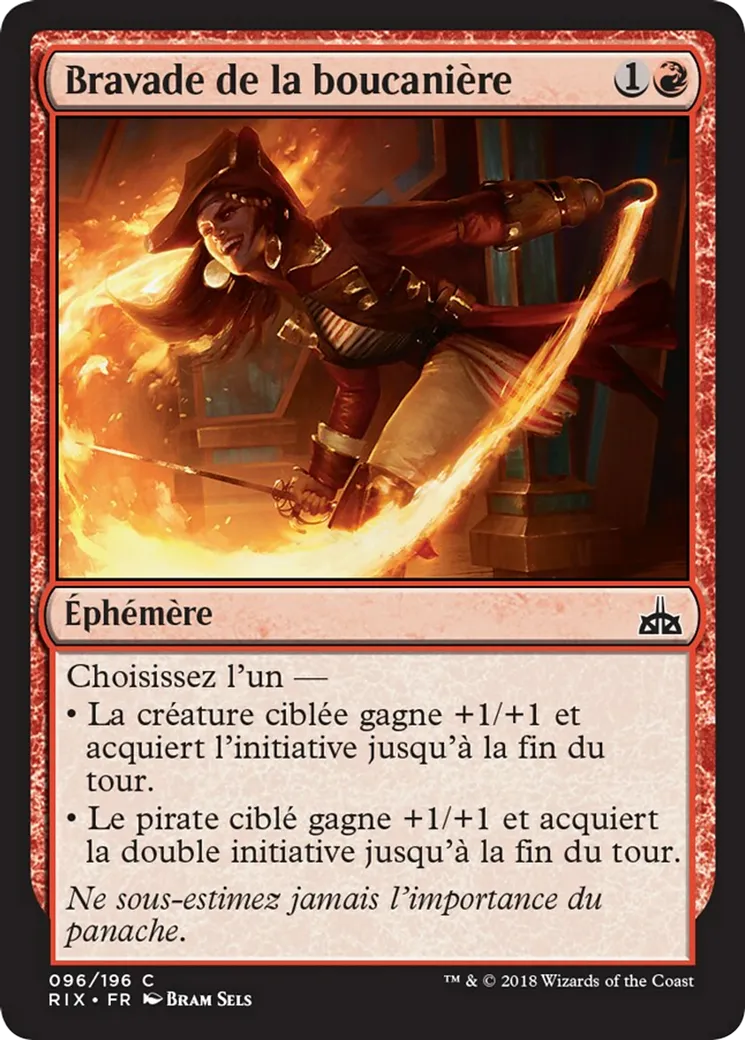 Bravade de la boucanière — Rivals of Ixalan — Magic: The Gathering