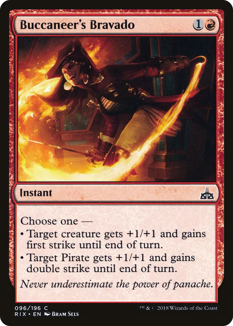 Buccaneer's Bravado — Rivals of Ixalan — Magic: The Gathering