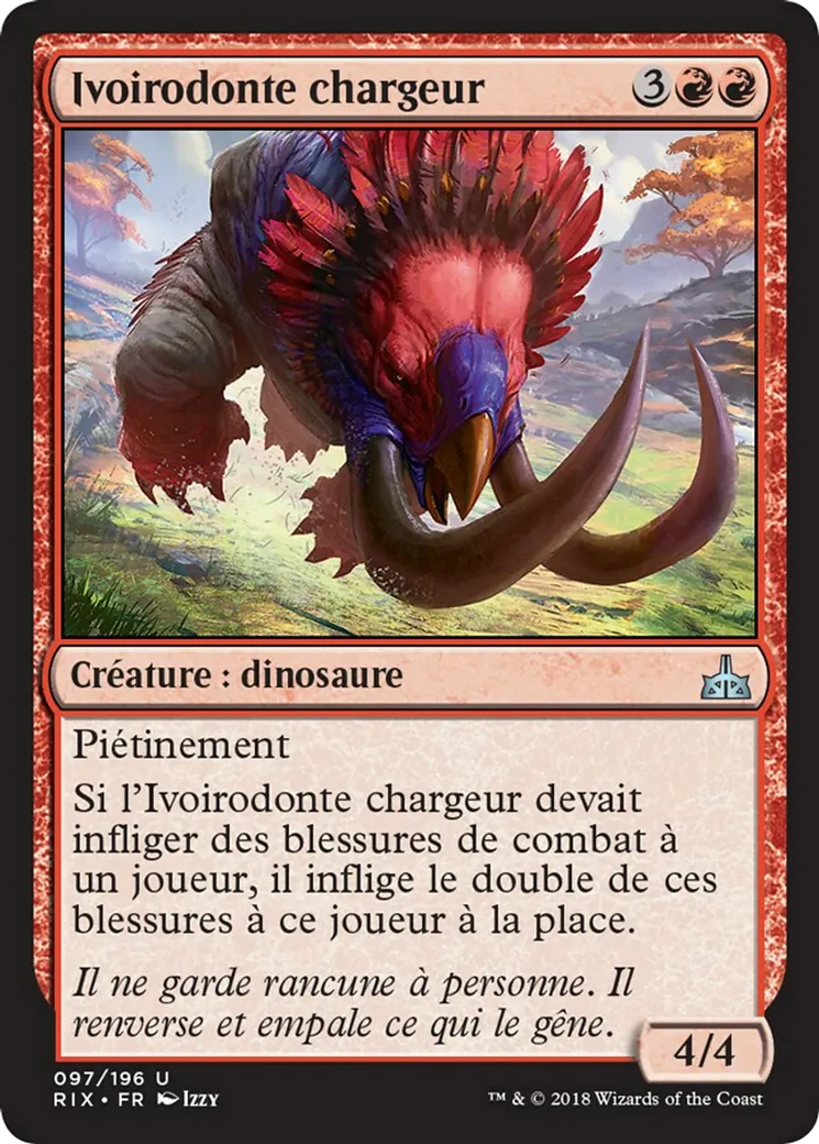 Ivoirodonte chargeur — Rivals of Ixalan — Magic: The Gathering