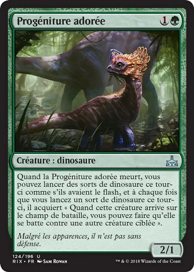 Progéniture adorée — Rivals of Ixalan — Magic: The Gathering