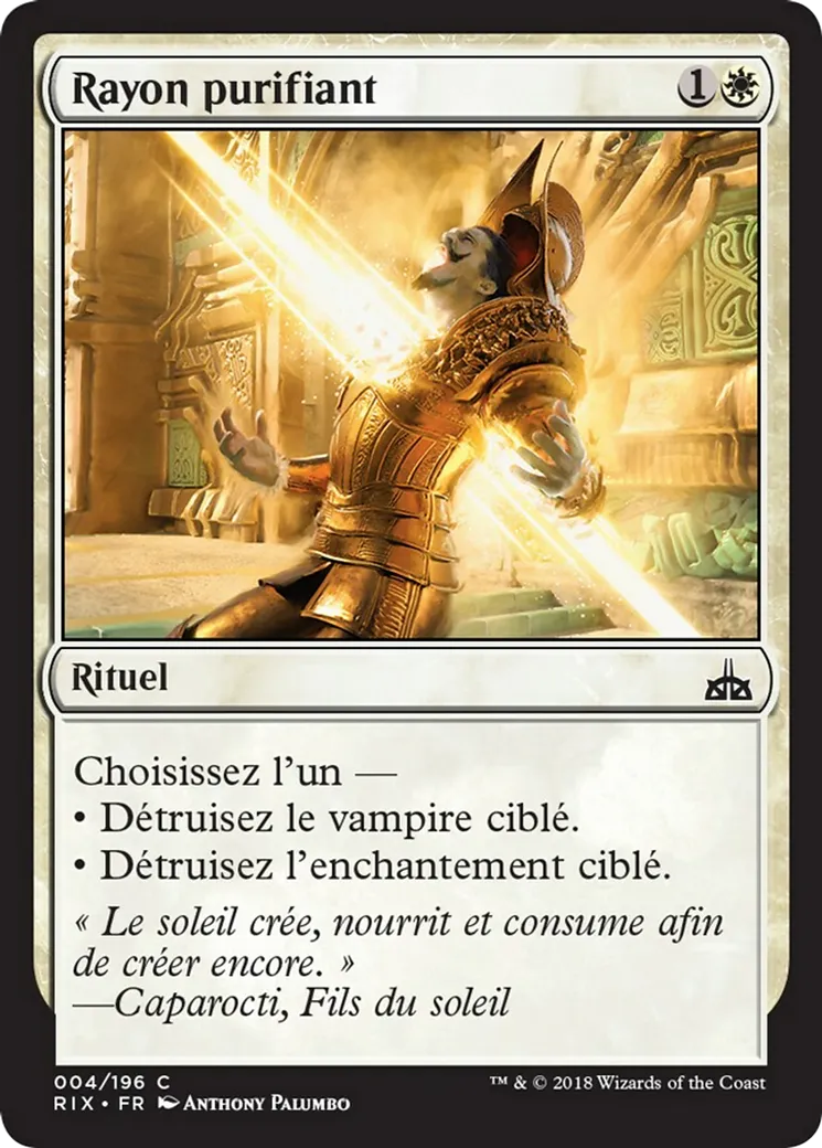 Rayon purifiant from Rivals of Ixalan - Magic: The Gathering