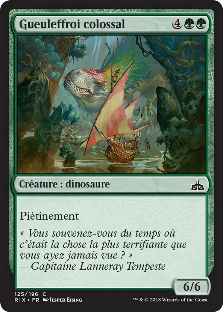 Gueuleffroi colossal — Rivals of Ixalan — Magic: The Gathering