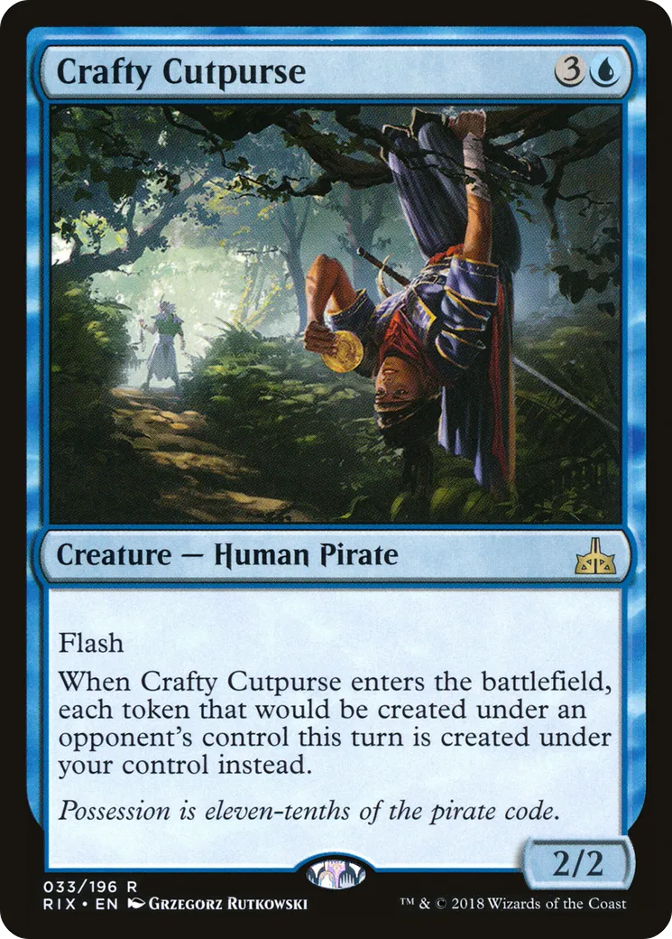 Crafty Cutpurse — Rivals of Ixalan — Magic: The Gathering
