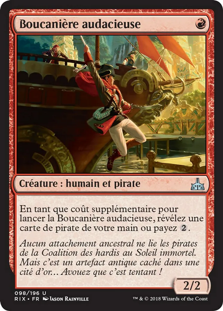 Boucanière audacieuse — Rivals of Ixalan — Magic: The Gathering
