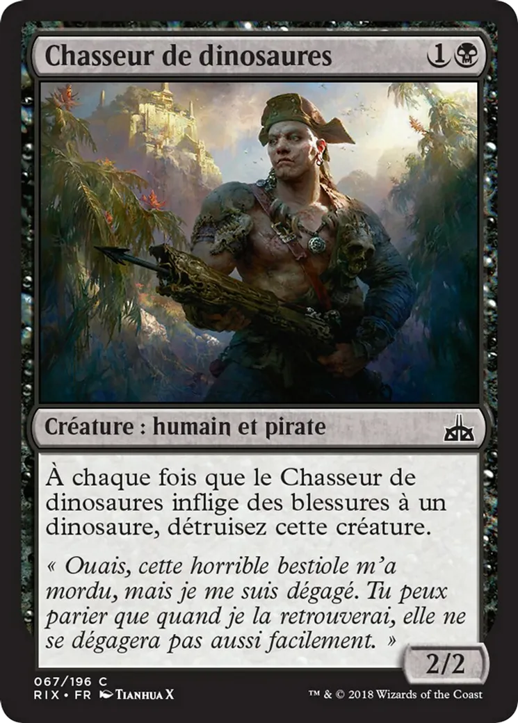 Chasseur de dinosaures — Rivals of Ixalan — Magic: The Gathering