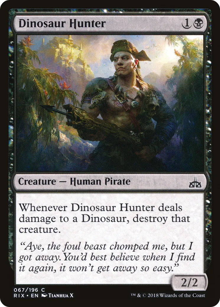 Dinosaur Hunter from Rivals of Ixalan - Magic: The Gathering