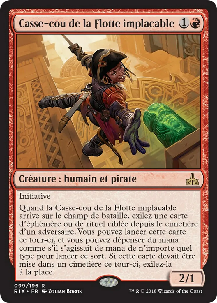 Casse-cou de la Flotte implacable — Rivals of Ixalan — Magic: The Gathering