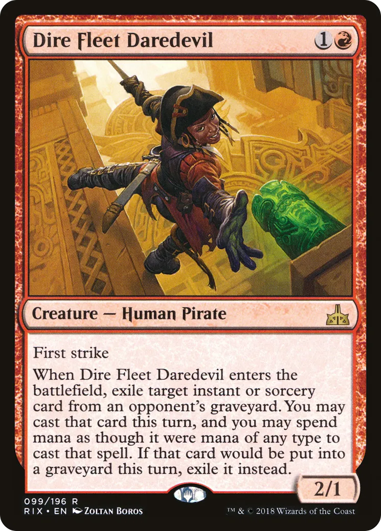Dire Fleet Daredevil — Rivals of Ixalan — Magic: The Gathering