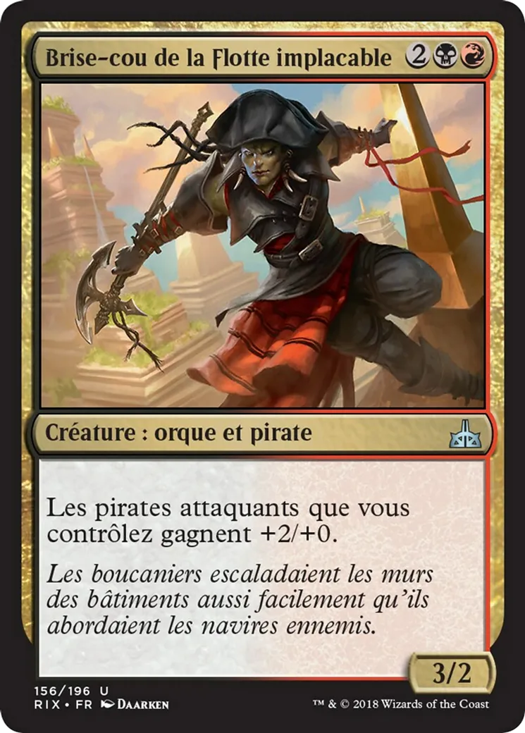 Brise-cou de la Flotte implacable — Rivals of Ixalan — Magic: The Gathering