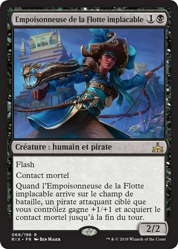 Empoisonneuse de la Flotte implacable — Rivals of Ixalan — Magic: The Gathering