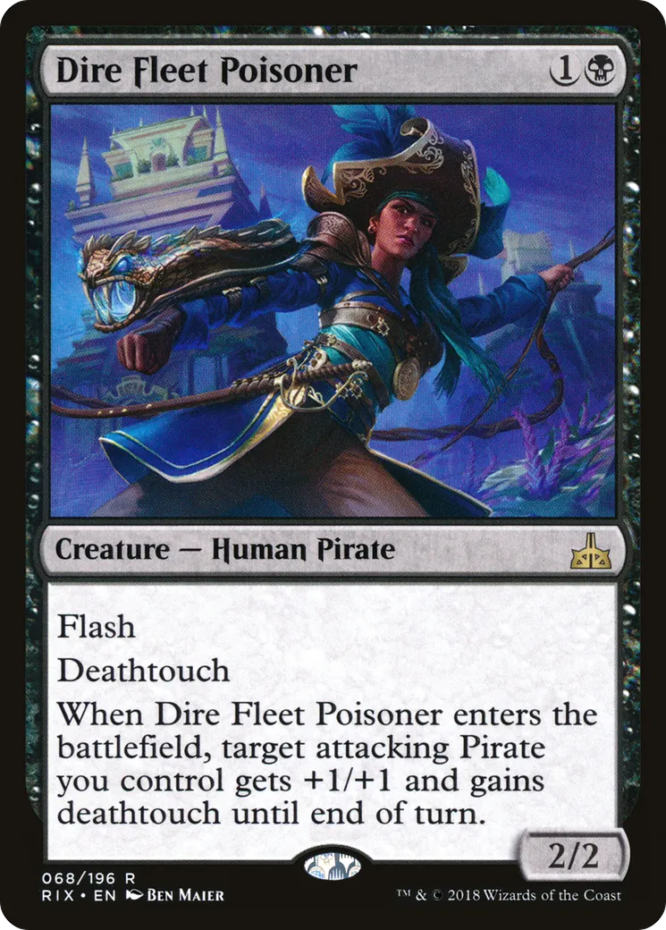 Dire Fleet Poisoner — Rivals of Ixalan — Magic: The Gathering