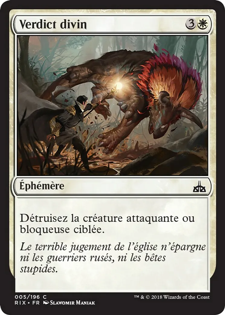 Verdict divin — Rivals of Ixalan — Magic: The Gathering