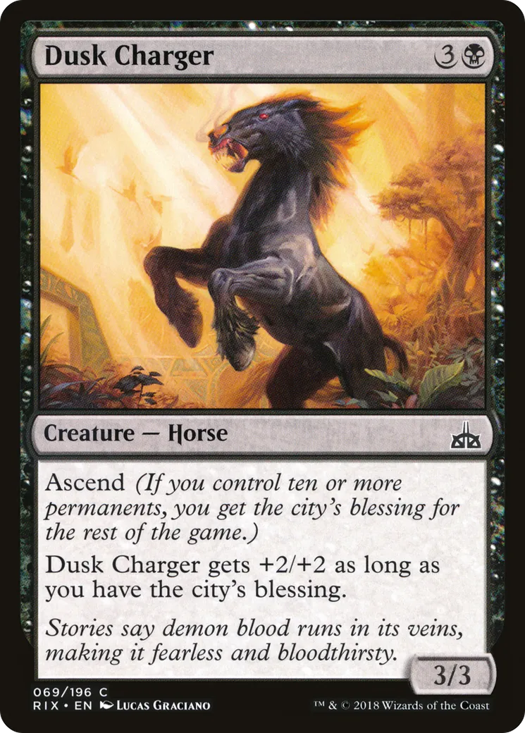 Dusk Charger — Rivals of Ixalan — Magic: The Gathering