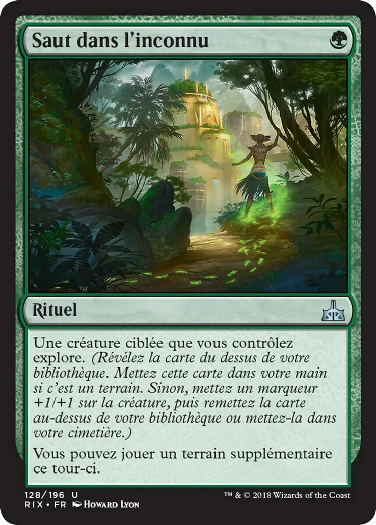Saut dans l'inconnu — Rivals of Ixalan — Magic: The Gathering