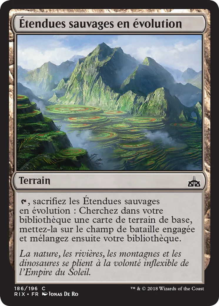 Étendues sauvages en évolution — Rivals of Ixalan — Magic: The Gathering