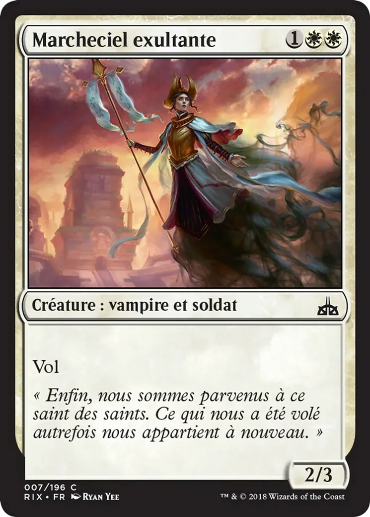 Marcheciel exultante — Rivals of Ixalan — Magic: The Gathering