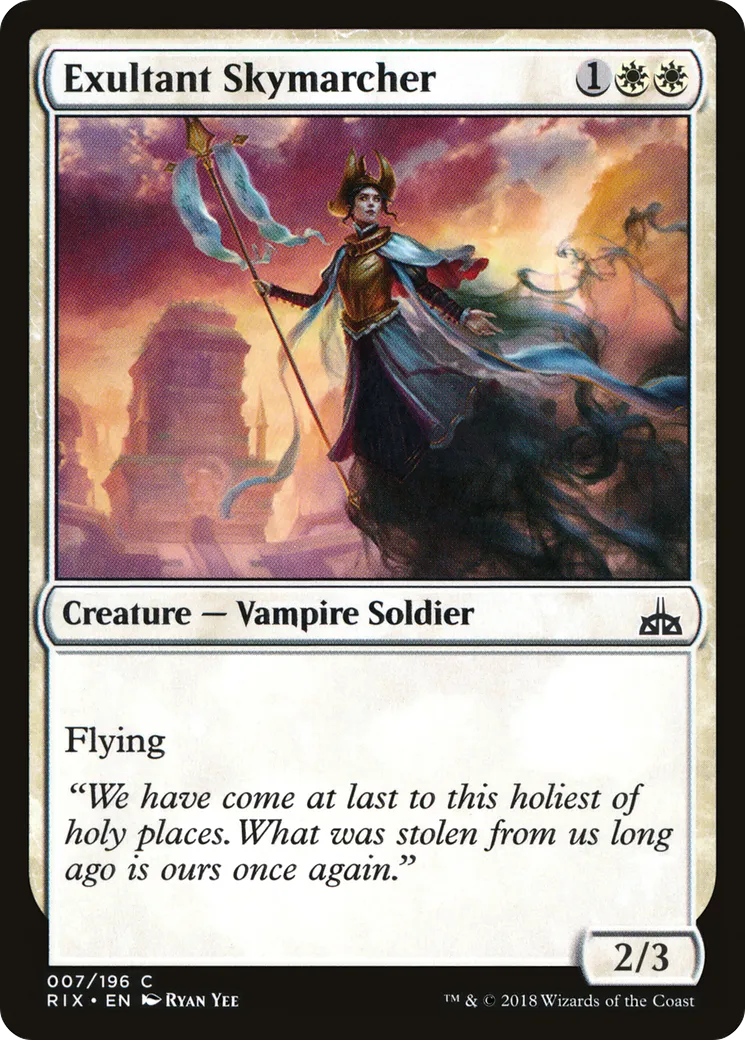 Marcheciel exultante — Rivals of Ixalan — Magic: The Gathering