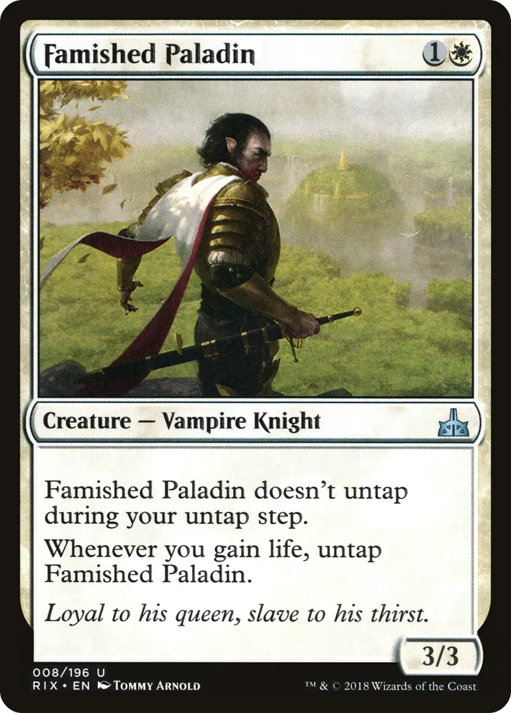 Famished Paladin — Rivals of Ixalan — Magic: The Gathering