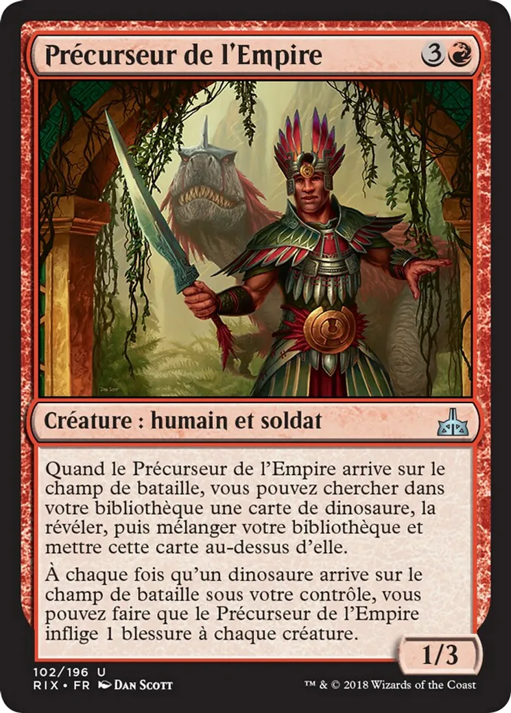 Précurseur de l'Empire — Rivals of Ixalan — Magic: The Gathering