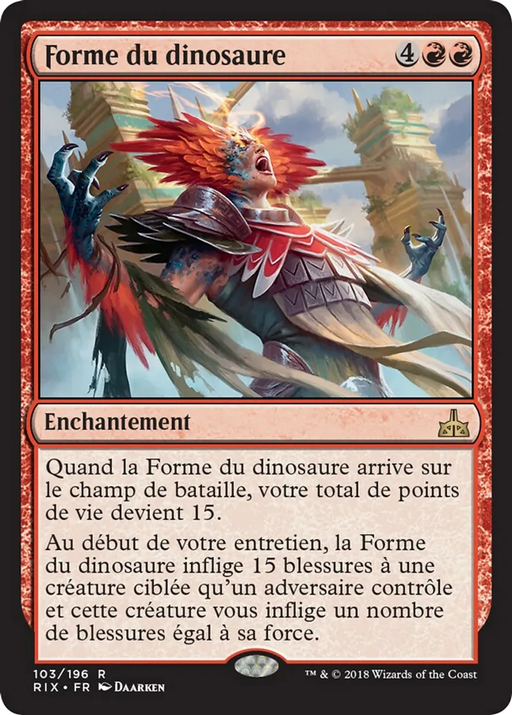 Forme du dinosaure — Rivals of Ixalan — Magic: The Gathering