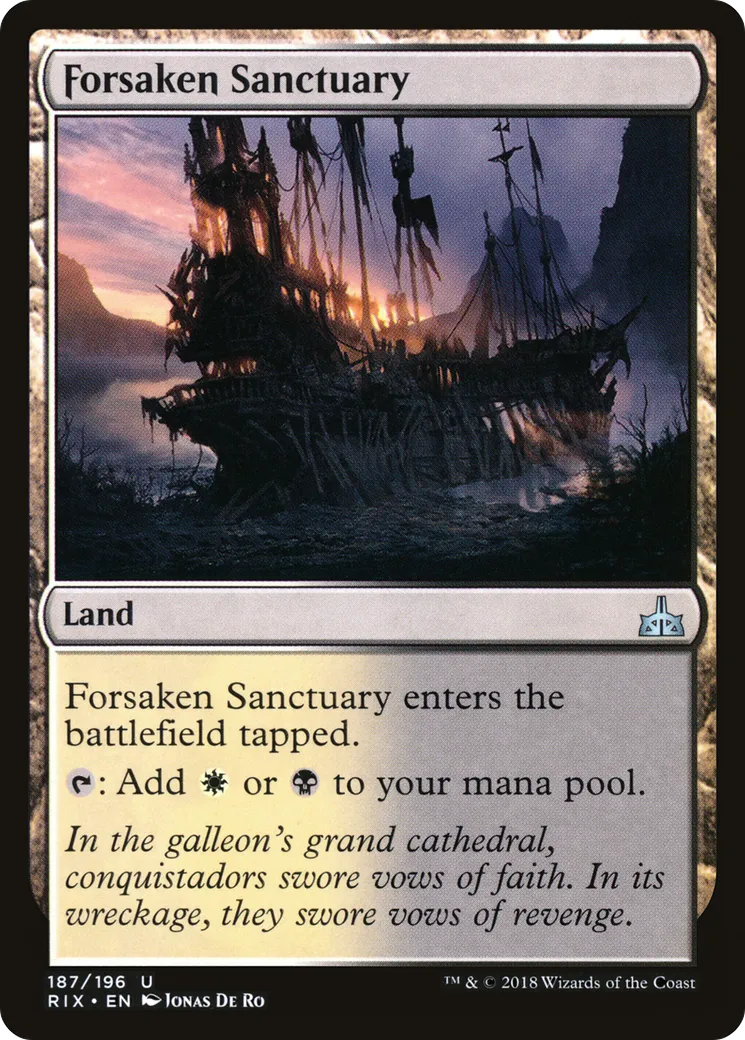 Forsaken Sanctuary — Rivals of Ixalan — Magic: The Gathering