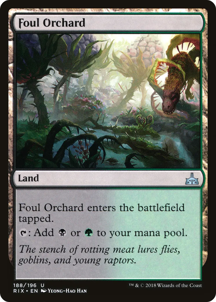 Verger infâme — Rivals of Ixalan — Magic: The Gathering
