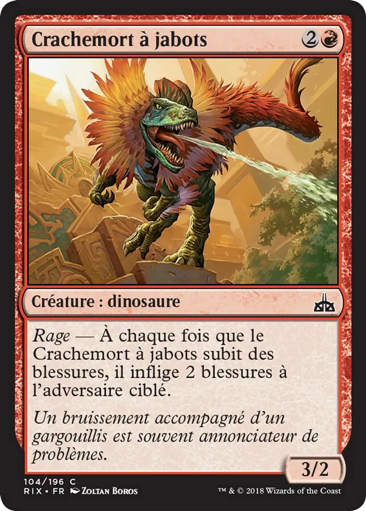 Crachemort à jabots — Rivals of Ixalan — Magic: The Gathering