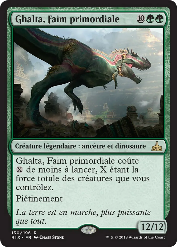 Ghalta, Faim primordiale — Rivals of Ixalan — Magic: The Gathering