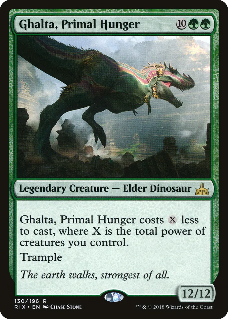 Ghalta, Faim primordiale — Rivals of Ixalan — Magic: The Gathering