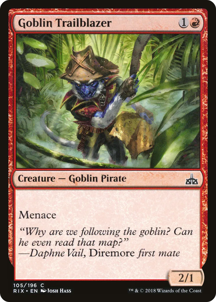 Goblin Trailblazer — Rivals of Ixalan — Magic: The Gathering