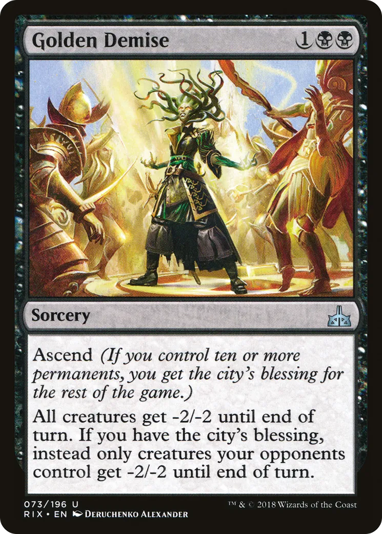 Décès doré — Rivals of Ixalan — Magic: The Gathering