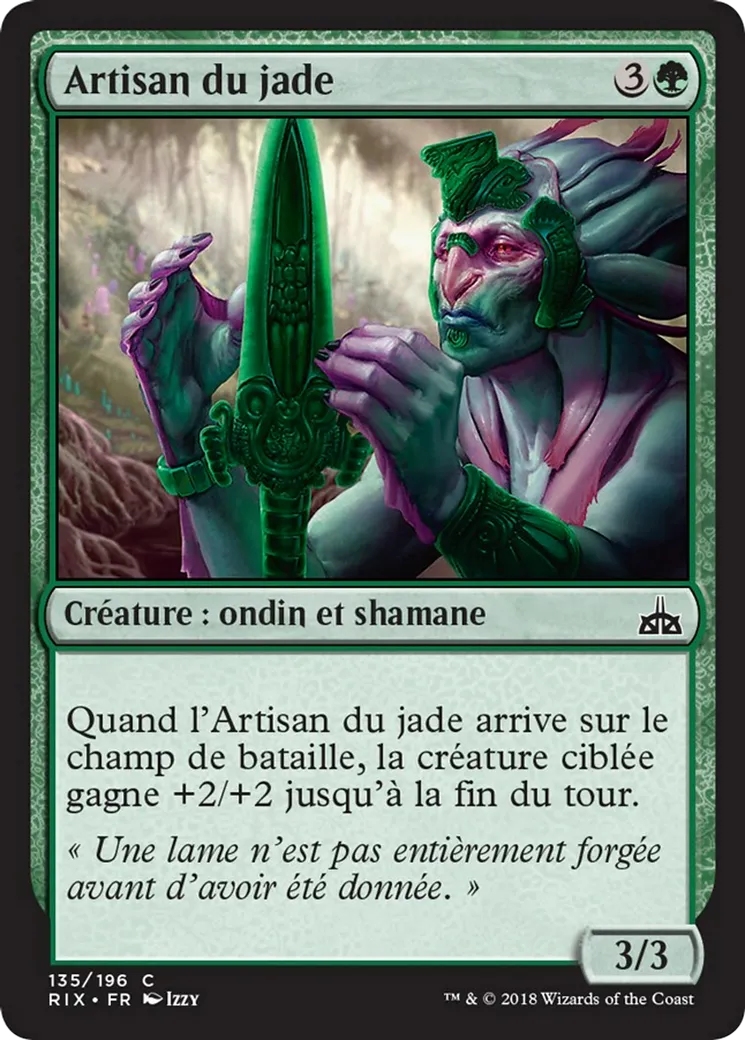 Artisan du jade — Rivals of Ixalan — Magic: The Gathering