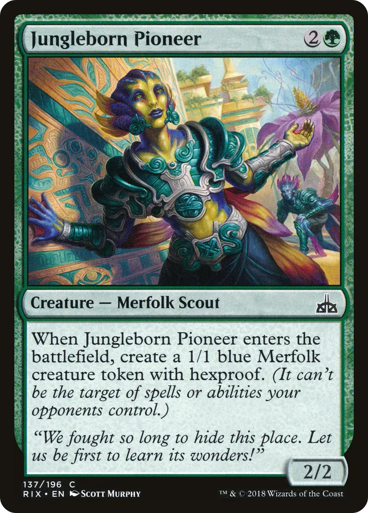 Pionnière née de la jungle — Rivals of Ixalan — Magic: The Gathering