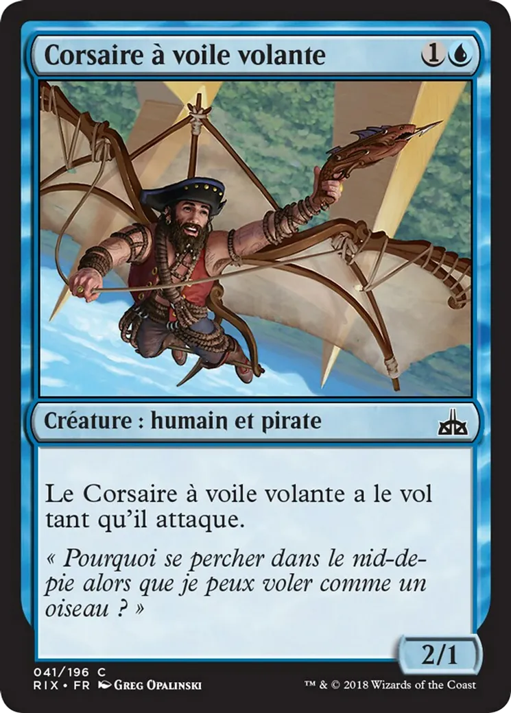 Corsaire à voile volante — Rivals of Ixalan — Magic: The Gathering