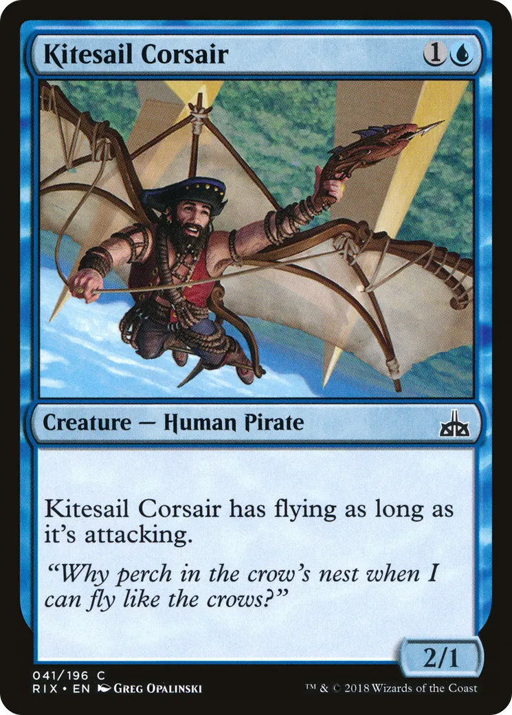 Corsaire à voile volante — Rivals of Ixalan — Magic: The Gathering