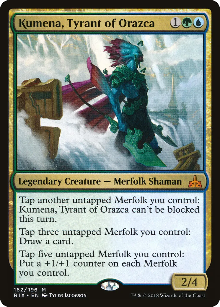 Kumena, tyran d'Orazca — Rivals of Ixalan — Magic: The Gathering
