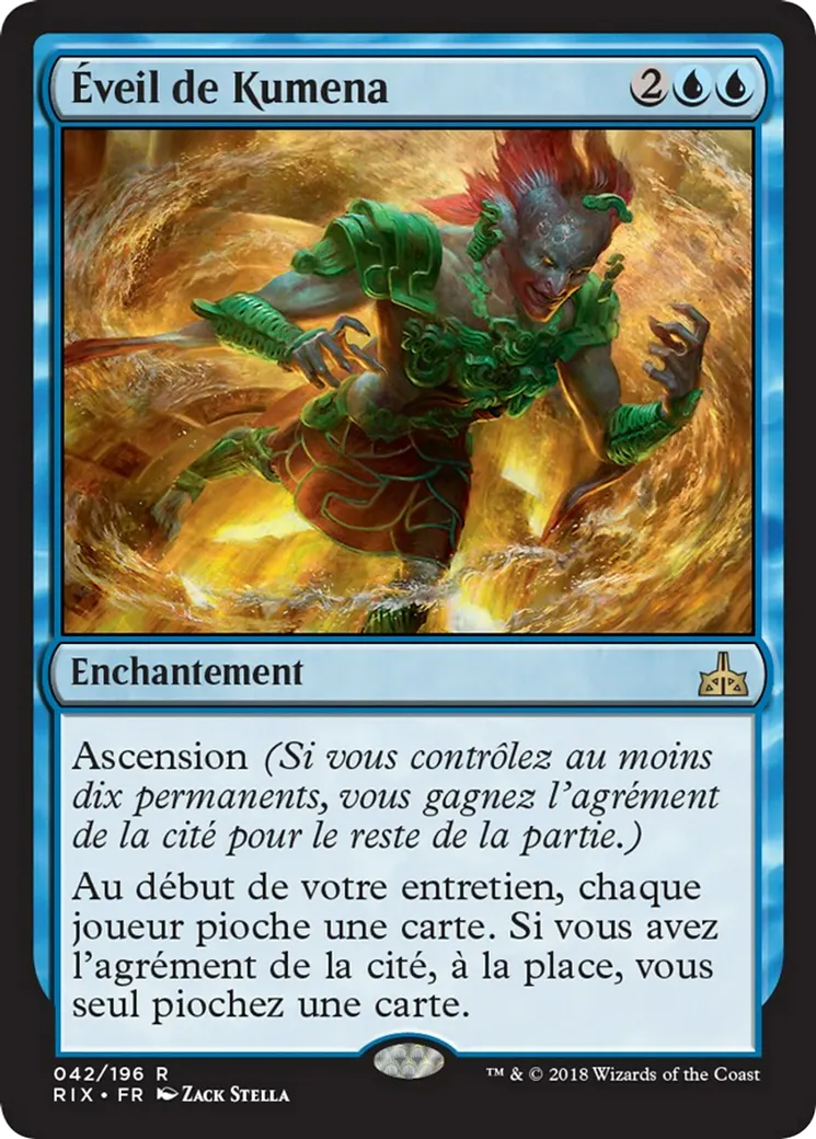 Éveil de Kumena — Rivals of Ixalan — Magic: The Gathering