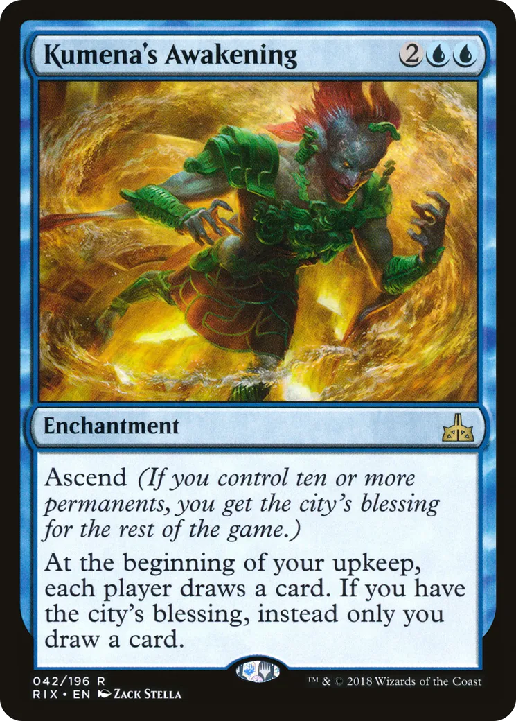 Kumena's Awakening — Rivals of Ixalan — Magic: The Gathering