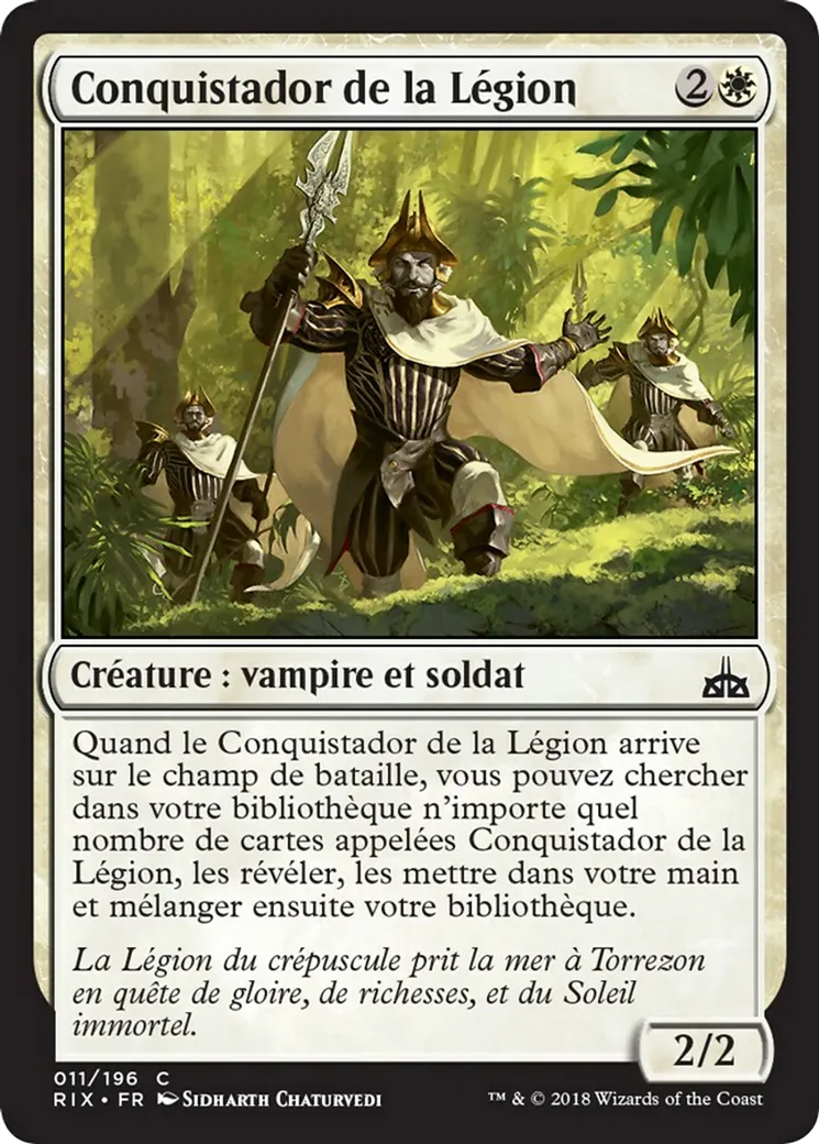 Conquistador de la Légion — Rivals of Ixalan — Magic: The Gathering
