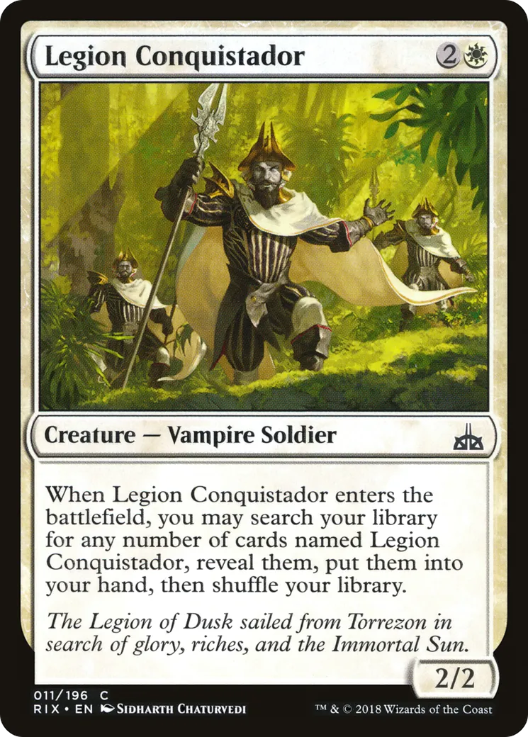 Legion Conquistador — Rivals of Ixalan — Magic: The Gathering